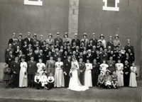 Photo n°14: Mariage de Christian MAUNOURY & Madeleine DERENNE - (Saint-Germains-de-Coulamers / Novembre 1955) - Source: Monique LEDEUL