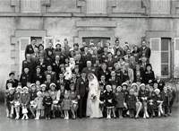 Photo n°17: Mariage de Olivier RAGOT & Jeannine DERENNE - (Saint-Mars-du-Désert / Février 1964) - Source: Monique LEDEUL - Identifications: Odette GAUDRON