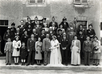 Photo n°19: Mariage probable de Albert LEROUX & Bernadette MORIN - (Saint-Georges-le-Gaultier / Novembre 1951) - Source: Monique LEDEUL