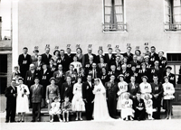 Photo n°25: Mariage de Georges GESLIN et Raymonde DERENNE - (Saint-Georges-le-Gaultier / Août 1959) - Source: Monique LEDEUL