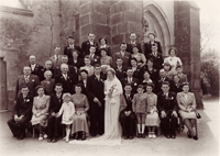 Photo n°26: Mariage de Jules TIREAU et Thérèse RAYON - (Saint-Paul-le-Gaultier / Avril 1952) - Source: Patrice RAYON