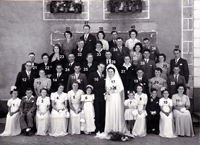 Photo n°32: Mariage de Roland DELHOMMEAU et Yvette DELALANDE - (Saint-Georges-le-Gaultier / Août 1950) - Source: Patrice RAYON
