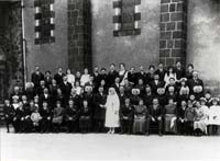 Photo n°42: Mariage de Gustave LEPERT et Isabelle COME - (Mont-Saint-Jean / Avril 1923) - Source & Identifications: Jean-François MEZANGE