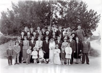 Photo n°6: Mariage de Bernard GALPIN & Marie-Thérèse BOTHET - ( Saint-Aubin-de-Locquenay/ Avril 1957 ) - Source: Patrice RAYON