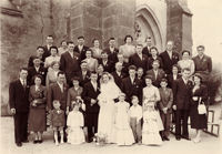 Photo n°47: Mariage de Bertrand RAYON et Bernadette RIBOT - (Saint-Georges-le-Gaultier / Avril 1958) - Source: Patrice RAYON
